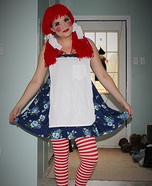 Rag Doll Raggedy Ann Homemade Costume