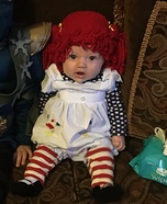 Raggedy Ann Homemade Costume