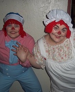 Raggedy Ann and Andy Homemade Costume