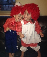 Raggedy Ann and Andy Homemade Costumes
