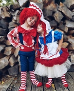 Raggedy Ann & Andy Homemade Costume