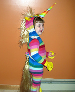 DIY Rainbow Unicorn Costume