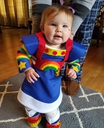 Rainbow Brite Homemade Costume