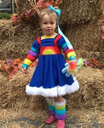 Rainbow Brite Homemade Costume