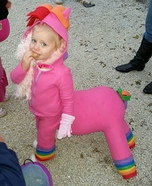Rainbow Horse Baby Homemade Costume