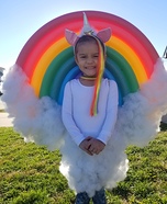 Rainbow Unicorn Homemade Costume