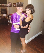 Ray Rice and his Wife Couple Costume