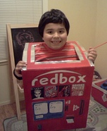 DIY Red Box Kiosk Costume