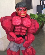 Red Hulk Homemade Costume