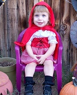 Little Red Riding Hood Baby Costume