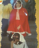 Red Riding Hood, and the Wolf dressed as Grandma Homemade Costume