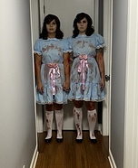 Red Rum Twins Homemade Costume