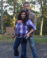 Rick and Laurie from Walking Dead Couple Costume