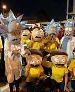 Rick and Morty Group Costume