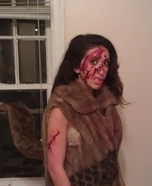 Homemade Roadkill Squirrel costume idea