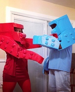 Rock Em Sock Em Robots Homemade Costume