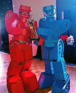 Rock'em Sock'em Robots Homemade Costume