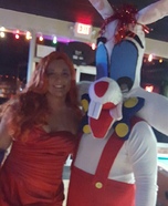 Roger and Jessica Rabbit Homemade Costume