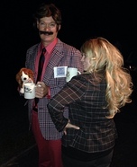 Ron Burgundy and Veronica Corningstone Couple Costume
