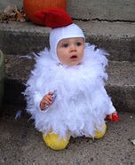 Rooster Baby Homemade Costume