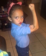 Rosie the Riveter Homemade Costume