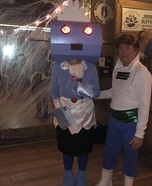 Rosie the Robot and George Jetson Homemade Costume