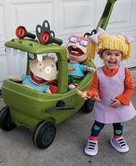Rugrats Angelica & Reptar Homemade Costume