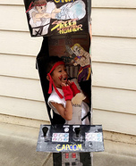 Ryu Street Fighter Arcade Machine Homemade Costume