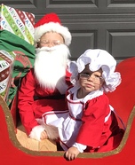 Santa and ms Claus Homemade Costume