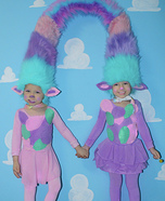 Satin & Chenille Homemade Costume
