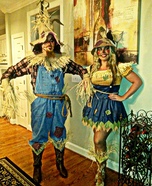 Scarecrows Couple Homemade Costume