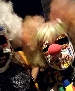 Scary Clowns Homemade Costume