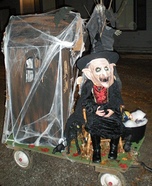 Scary Witch and House Homemade Costume