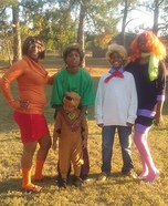 Scooby Doo and the Gang Family Homemade Costume