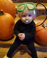 Easy DIY Scuba Diver Baby Costume