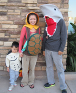 Sea Life Family Homemade Costume