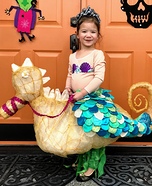 Seahorse-riding Mermaid Homemade Costume