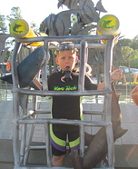 Shark Diver Homemade Costume