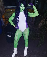 She Hulk Homemade Costume