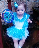 Shirley Temple Baby Girl Homemade Costume