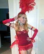 Vegas Showgirl Homemade Costume
