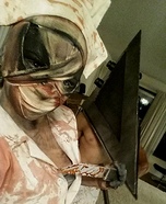 Silent Hill Bobble Head Nurse & Pyramid Head Homemade Costume