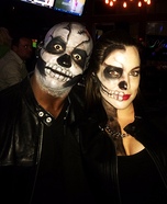 Skeleton Couple Homemade Costume