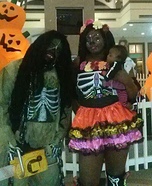Skeleton Family Homemade Costume