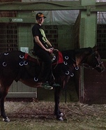 Skeleton & Shadow Horse Homemade Costume