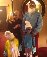 Smurfs Family Homemade Costume