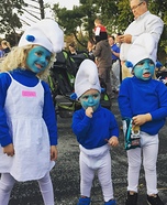 Smurfs Kids Homemade Costume