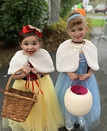 Snow White and Cinderella Homemade Costume