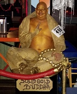 Solid Gold Buddha Costume