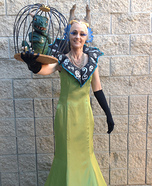 Sorceress Gazelda with Pet Dragon Homemade Costume